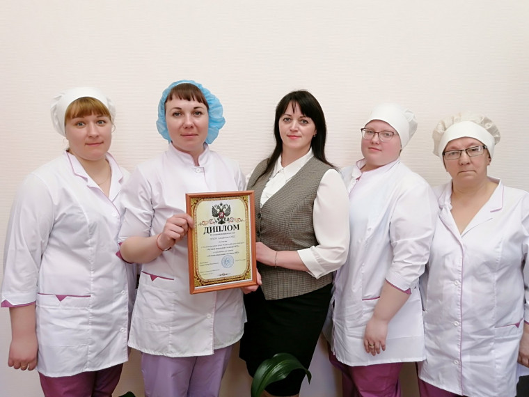 Диплом II степени в муниципальном этапе Всероссийского конкурса «Лучшая школьная столовая-2023».